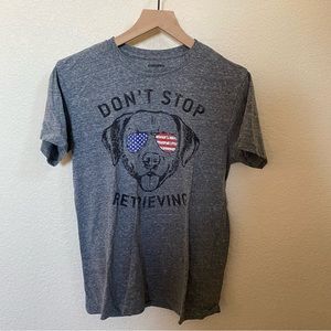 Don’t stop retrieving t-shirt mens small